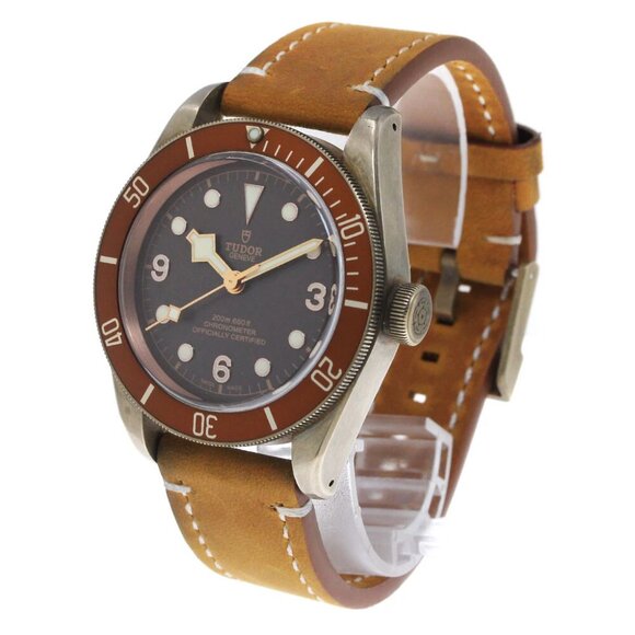 TUDOR Heritage Black Bay Bronze 79250BM Brown Dial Automatic Men's